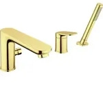 Duravit 3-Loch-Wannenarmatur Wave Gold poliert