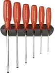 PB Swiss Tools Schraubendreher-Satz 6-teilig Schlitz im Wandhalter Multicraft