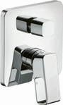 hansgrohe Fertigmontageset Axor Urquiola UP-Wannen-Einhebelmischer, Edelstahl-Optik