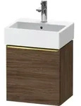 Duravit Waschtischunterschrank D-Neo 43,4x32,2x44cm, 1 T&uuml;r, An R, g pol/Nu d