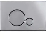 Duravit Bet&auml;tigungsplatte DuraSystem aufgesetzt, f&uuml;r WC Beta, chrom hochglanz