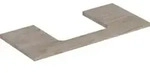 Geberit Waschtisch-Platte One 105x3x47cm, N hick./Mela Holz, AS mit.