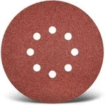 MENZER Klett-Schleifscheiben &Oslash; 150 mm K80 8-Loch Set 50 St&uuml;ck