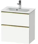 Duravit Waschtischunterschrank D-Neo Compact 61x37,2, g pol/w m, 1 Kast, 1 A,