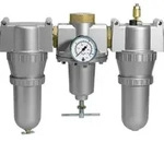 Riegler Wartungseinheit 3-tlg. &raquo;Standard&laquo; mit Metallbeh&auml;lter, BG 3, G 1/2