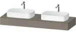 Duravit Konsole Qatego 160x55x17cm, ba m, 2 A., Beck. beids.