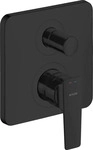 hansgrohe Fertigset Axor Citterio E UP-Wannen-Einhebelmischer, mattschwarz