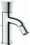 Duravit Bidet-Einhebelmischer White Tulip m Zugst.-Ablaufgarn., Ausl. 111mm, chrom