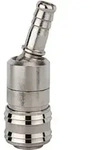 Riegler Schnellverschlusskupplung NW 7,2, MS vern., T&uuml;lle 9 mm drehbar