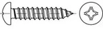 ISO 7049 Form C Linsenkopf-Blechschraube VG 3,9x19 Edelstahl A2 blank PH
