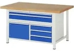 Rau Werkbank h&ouml;henverstellbar 8922A2, B1500xT900xH840-1040mm, 5x Schublade-TA,...