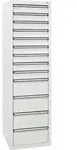 Stumpf Schubladenschrank Serie STS 410, 13 Schubladen lichtgrau (9x100, 4x200mm)