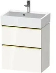 Duravit Waschtischunterschrank D-Neo Compact 58,4x37,2xcm, 1 Kast, 1 A, g pol/w hgl