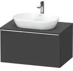 Duravit Waschtischunterschrank D-Neo 80x55cm, chr/Gra m, 1 A, 1 Pl, wandh&auml;ngend