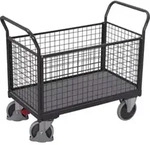 Cordes Vierwandwagen mit Draht RAL 7016