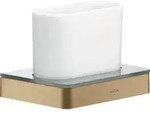 hansgrohe Zahnglas Axor universal Glas, Wandmontage, brushed bronze
