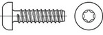 ISO 14585 Form FE Flachkopf-Blechschraube VG 6,3x22 Stahl galvanisch verzinkt m.