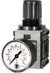 Riegler Druckregler, d. DV &raquo;FUTURA-mini &laquo;, Standardmano., G 1/4, 0,5-8 bar