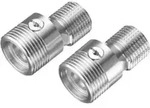 Schell S-Anschlussset G 1/2 AGxG 3/4 AG mit Vorabsperrung