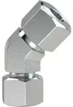 Riegler Einst. 45&deg;-Anschlussverschr. M22x1,5 i., Rohr-A &Oslash;15, Stahl verz.