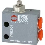 Riegler 3/2-Wege-Miniaturventil, mechanisch, St&ouml;&szlig;el, NC, M5 seitlich