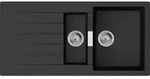 hansgrohe Einbausp&uuml;le S520 m Tropffl, 980x480mm, 2 B, graphitschw.