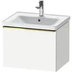 Duravit Waschtischunterschrank D-Neo 58,4x45,2x44cm, 1 A, wd, gol pol/wei&szlig; ma