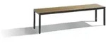 C+P Sitzbank, Basic Plus, H401xB1500xT353mm, Gestell Schwarzgrau / Dekor Eiche...