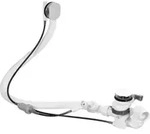 Duravit Ab-/&Uuml;berlaufgarnitur Quadroval d= 5,2cm, mit Bodenzulauf, chrom