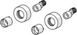 Hansa Exzenteranschluss mit Rosette, chrom (59913824)