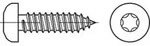 ISO 14585 Form CE Flachkopf-Blechschraube VG 6,3x80 Stahl galvanisch verzinkt...