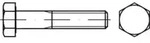 ISO 8765 Sechskant-Schaftschraube Feingewinde M16x130 Stahl 10.9 galvanisch...
