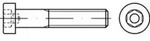 DIN 6912 Zylinderkopf-Schaftschraube niedrige Form M24x130 Edelstahl A4 blank