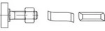 Hammerkopfschraube R 88938 38/17 6-ktmutter M16x 80 MuA 4 10St. HALFEN
