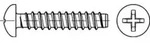 ISO 7049 Form F Linsenkopf-Blechschraube VG 5,5x16 Stahl galvanisch verzinkt PH