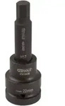 KS Tools 3/4" Kraft-Bit-Stecknuss Innensechskant lang, 22mm