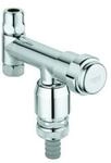 Grohe WAS-Ventil 3/8", m RB, mit Schlauchanschluss, chrom (41033000)