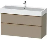 Duravit Waschtischunterschrank D-Neo 118,4x44,2cm, b geb/Lei, 1 Kast, 1 Ausz.