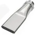 Riegler L&auml;rmarme Flachd&uuml;se, G 3/8 AG, MS vernickelt, D&uuml;senbreite 29mm, 15