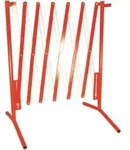 Schake Absperrschere, ausziehbar bis 2,50 m, rot / wei&szlig;