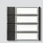 Siedle Ruftasten TM 700-4-0 dunkelgrau-glimmer