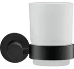 Duravit Glashalter D-Code 11,5x10,2cm, Gl. we. ma, Gl. re, sw matt