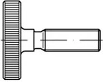 DIN 653 R&auml;ndelschraube niedrige Form M10x20 Stahl blank