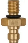 KS Tools Adapterst&uuml;ck M8x1,0 Au&szlig;engewinde und 1/4" Schlauchanschluss mit Dichtring