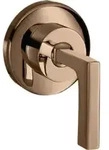 hansgrohe Fertigmontageset Axor Citterio UP-Absperrvtl., m Hebel, pol. red gold