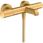 hansgrohe Wannen-Thermostat Axor Citterio M AP, A 180mm, 2 Verbr., brush. gol...