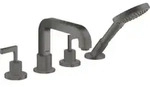 hansgrohe Fertigmontageset Axor Citterio 4-L-BW-Rand-Arm, m HG, brush. bla vc