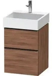 Duravit Waschtischunterschrank D-Neo 48,4x44,2cm, sw/Nuss N, 1 Kast, 1 Ausz.