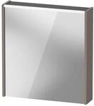 Duravit LED-Spiegel D-Code 2.0 m SD T E 65x70x5cm, Lichtf ob, re, basalt matt