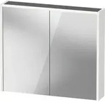 Duravit LED-Spiegel D-Code 2.0 m SD T J 2 T&uuml;r., Lichtf ob, 80x70x14,8cm, we. ma